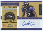 2011 Anthony Allen Playoff Contenders - Rookie Autograph (#:110) (Stock: 1) - $7.50