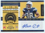 2011 Marcus Gilchrist Playoff Contenders - Rookie Autograph (#:156) (Stock: 1) - $9.00