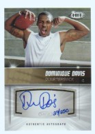 2012 Dominique Davis Sage HIT - Gold Autograph (#'d to 250) (#:A24) (Stock: 1) - $8.50