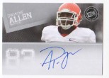 2012 Dwayne Allen Press Pass - Silver Autograph (#:PPS-DA) (Stock: 1) - $8.50