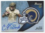 2012 Chris Givens Bowman - Rookie Team Helmet Autograph (#:BCRA-CGR) (Stock: 1) - $8.50