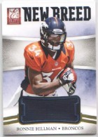 2012 Ronnie Hillman Elite - New Breed Jersey (#'d to 399) (#:22) (Stock: 1) - $6.50