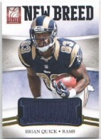 2012 Brian Quick Elite - New Breed Jersey (#'d to 399) (#:12) (Stock: 1) - $6.50