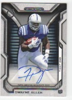 2012 Dwayne Allen Topps Strata - Rookie Autograph (#:RA-DA) (Stock: 1) - $6.50