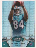 2012 Michael Egnew Bowman Sterling - Prism Refractor (#'d 15/25) (#:56) (Stock: 1) - $7.50