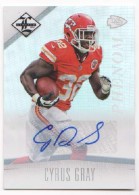 2012 Cyrus Gray Limited - Rookie Autograph (#'d to 249) (#:163) (Stock: 1) - $6.50