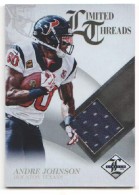 2012 Andre Johnson Limited - Threads Jersey (#'d to 99) (#:15) (Stock: 1) - $6.00