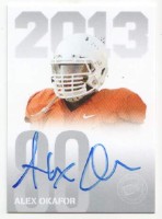 2013 Alex Okafor Press Pass - Autograph Silver (#:PPS-AO2) (Stock: 1) - $5.00