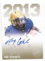 2013 Ray Graham Press Pass - Autograph Gold (#'d to 189) (#:PPS-RG) (Stock: 1) - $5.00