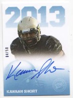 2013 Kawann Short Press Pass - Autograph Blue (#'d to 50) (#:PPS-KS) (Stock: 1) - $7.50