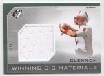 2013 Mike Glennon SPx - Winning Big Materials Jersey (#'d 250) (#:WB-MG) (Stock: 1) - $6.00