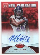 2013 Matt Elam Certified - Mirror Red Autograph (#'d to 999) (#:267) (Stock: 1) - $6.00