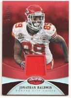 2013 Jon Baldwin Certified - Mirror Red Materials Jersey (#'d to 299) (#:47) (Stock: 1) - $5.00