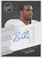 2014 Brandon Coleman RUT Press Pass - Autograph Silver (#:BC2) (Stock: 1) - $6.50