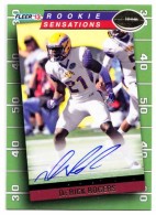 2013 Da'Rick Rogers Fleer Retro - Rookie Sensations Autograph (#:RS-24) (Stock: 1) - $7.50