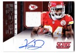 2014 Knile Davis Panini Hot Rookies - Future Franchise Fabrics Autograph Jersey (#:FFF-KD) (Stock: 1) - $7.00