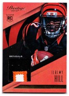 2014 Jeremy Hill Prestige - NFL Jerseys Prime Patch (3-Color) (#:JH) (Stock: 1) - $7.50