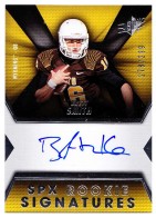 2014 Brett Smith SPx - Rookie Autograph (#'d to 299) (#:96) (Stock: 1) - $7.50