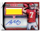 2014 Aaron Murray Rookies and Stars - Rookie Patch Autograph (2-color) (#'d to 25) (#:RM-AM) (Stock: 1) - $25.00