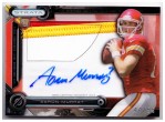 2014 Aaron Murray Topps Strata - Clear Cut Rookie Relic Autograph Patch (3-Color) (#'d to 99) (#:CCAR-AMU) (Stock: 1) - $17.50