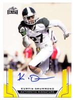 2015 Kurtis Drummond Leaf Draft - Autograph Gold (#:BA-KD1) (Stock: 1) - $5.00