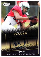 2015 Andre Davis USF Sage HIT - Autograph Black (#:A22) (Stock: 1) - $6.00