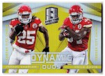 2014 Jamaal Charles Panini Spectra - Dynamic Duos (#'d 2/25 with Knile Davis) (#:20) (Stock: 1) - $6.00