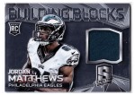 2014 Jordan Matthews Panini Spectra - Building Blocks Jersey (#'d to 199) (#:BB-JMA) (Stock: 1) - $4.00