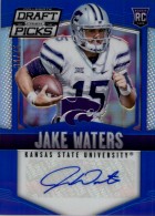 2015 Jake Waters Panini Prizm Draft Picks - Blue Prizm Autograph (#'d to 75) (#:195) (Stock: 1) - $11.00