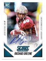 2015 Rashad Greene Score - Rookie Autograph (#:410) (Stock: 1) - $9.00