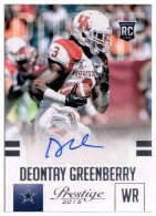 2015 Deontay Greenberry Prestige - Rookie Autograph (#:228) (Stock: 1) - $7.50