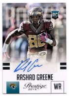 2015 Rashad Greene Prestige - Rookie Autograph (#:278) (Stock: 1) - $9.50