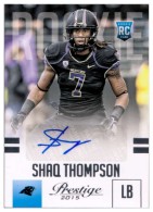 2015 Shaq Thompson Prestige - Rookie Autograph (#:284) (Stock: 1) - $7.50