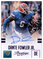 2015 Dante Fowler Jr. Prestige - Rookie Autograph Purple (#'d to 100) (#:221) (Stock: 1) - $12.50