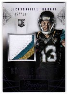 2015 Rashad Greene Prestige - Rookie Jumbo Jerseys Patch Purple (4-Color) (#'d to 100) (#:RJJ-RG) (Stock: 1) - $9.50