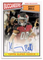 2015 Kenny Bell Topps - 1987 Design Autograph (#'d to 250) (#:87A-KB) (Stock: 1) - $13.50