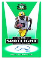 2014 Odell Beckham Jr. Leaf Valiant - In the Spotlight Autograph (#:S-OBJ) (Stock: 1) - $30.00