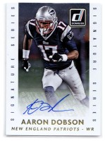 2015 Aaron Dobson Donruss - Signature Series Autograph (#:DSS-ADO) (Stock: 1) - $5.00