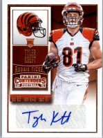 2015 Tyler Kroft Panini Contenders - Rookie Autograph (#:131) (Stock: 2) - $4.50