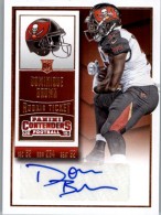 2015 Dominique Brown Panini Contenders - Rookie Autograph (#:195) (Stock: 2) - $6.00