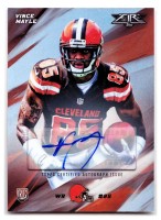 2015 Vince Mayle Topps Fire - Rookie Autograph (#'d to 300) (#:7) (Stock: 1) - $5.00