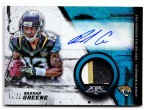 2015 Rashad Greene Topps Fire - Rookie Autograph Patch (3-Color) (#'d to 500) (#:FRAP-RG) (Stock: 1) - $9.50