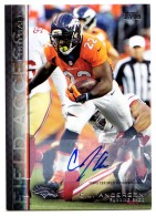 2015 C.J. Anderson Topps Field Access - Autograph (#:75) (Stock: 1) - $6.50