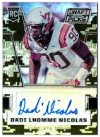 2016 Dadi Lhomme Nicolas Panini Prizm Draft Picks - Camo Prizm Autograph Rookie (#'d to 199) (#:211) (Stock: 1) - $7.50