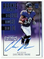 2016 Chris Moore Panini Contenders - Rookie Autograph (#:334) (Stock: 1) - $5.00