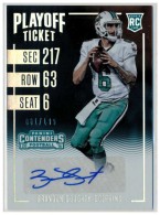 2016 Brandon Doughty Panini Contenders - Playoff Ticket Autograph (#'d to 199) (#:162) (Stock: 1) - $6.00