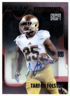 2017 Tarean Folston Sage Hit Premier Draft - Peak Performance Autograph (#:PK-TF) (Stock: 1) - $6.50