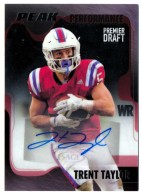 2017 Trent Taylor Sage Hit Premier Draft - Peak Performance Autograph (#:PK-TrT) (Stock: 1) - $6.00