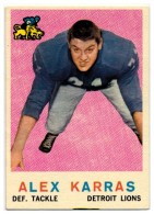 1959 Alex Karras Topps - Rookie (#:103) (Stock: 1) - $25.00