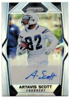 2017 Artavis Scott Panini Prizm - Rookie Autograph Prizm (#:RA-AS) (Stock: 1) - $6.50